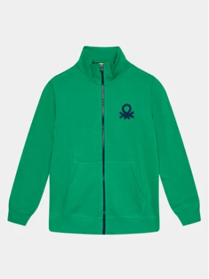 United Colors Of Benetton Bluza 3J68C501B Zielony Regular Fit