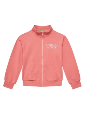 United Colors Of Benetton Bluza 3J68C504N Różowy Regular Fit