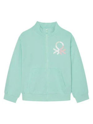 United Colors Of Benetton Bluza 3J68C504N Zielony Regular Fit