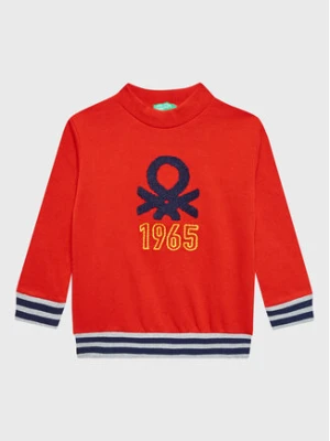 United Colors Of Benetton Bluza 3J68G104C Czerwony Regular Fit