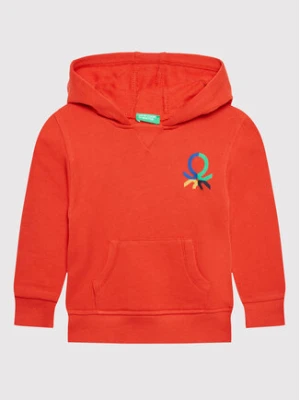 United Colors Of Benetton Bluza 3J70G500R Czerwony Regular Fit