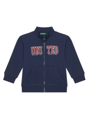 United Colors Of Benetton Bluza 3J70G5033 Granatowy Regular Fit