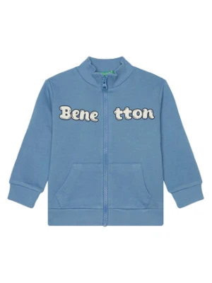 United Colors Of Benetton Bluza 3J70G503M Niebieski Regular Fit
