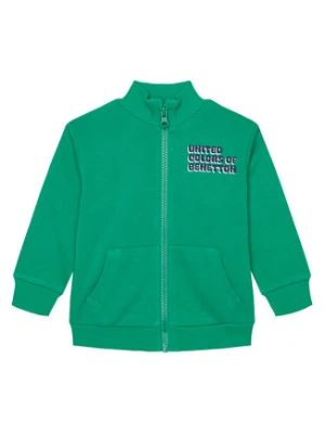 United Colors Of Benetton Bluza 3J70G503M Zielony Regular Fit