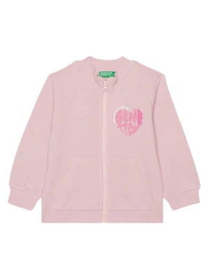 United Colors Of Benetton Bluza 3J70G503N Różowy Regular Fit