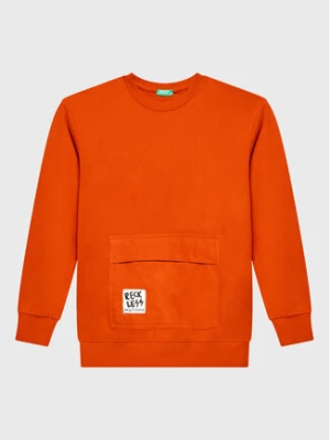 United Colors Of Benetton Bluza 3J74C106M Czerwony Regular Fit