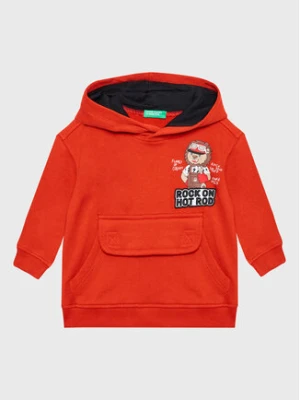 United Colors Of Benetton Bluza 3J74G2007 Czerwony Regular Fit