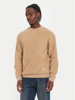 United Colors Of Benetton Bluza 3NMEU109T Beżowy Regular Fit