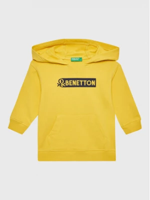United Colors Of Benetton Bluza 3T32G200C Żółty Regular Fit