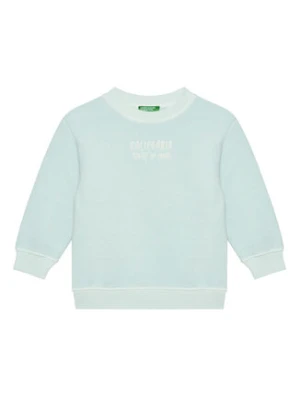 United Colors Of Benetton Bluza 3WITG10J4 Niebieski Relaxed Fit