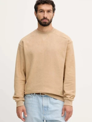 United Colors of Benetton bluza bawełniana męska kolor zielony gładka 3NMEU109T