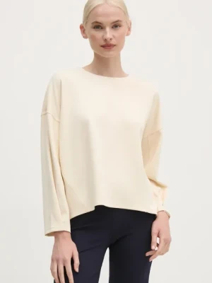 United Colors of Benetton bluza damska kolor beżowy gładka 38Y6D108O