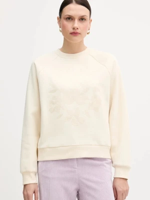 United Colors of Benetton bluza damska kolor beżowy z aplikacją 3MTZD10B6