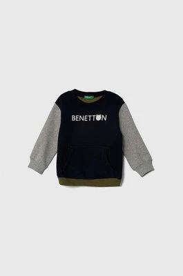 United Colors of Benetton bluza dziecięca z nadrukiem