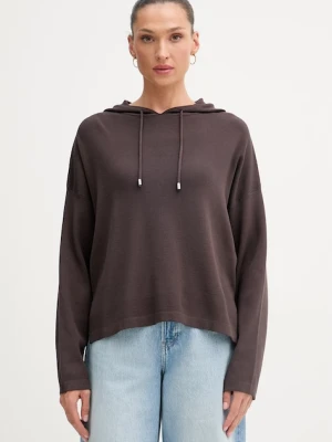 United Colors of Benetton bluza z kapturem damska z wiskozą