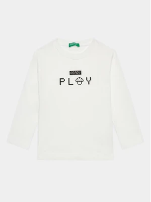 United Colors Of Benetton Bluzka 3096G10AB Biały Regular Fit