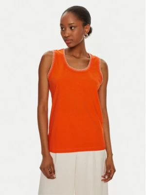 United Colors Of Benetton Bluzka 34G7DH00W Pomarańczowy Regular Fit