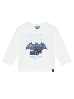United Colors Of Benetton Bluzka 35RYG10KE Biały Regular Fit