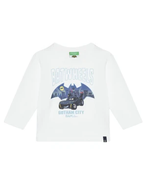 United Colors Of Benetton Bluzka 35RYG10KE Biały Regular Fit