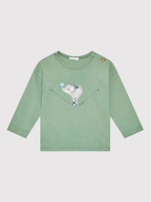 United Colors Of Benetton Bluzka 3ATNA1017 Zielony Regular Fit