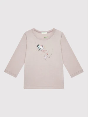 United Colors Of Benetton Bluzka 3ATNA1018 Beżowy Regular Fit