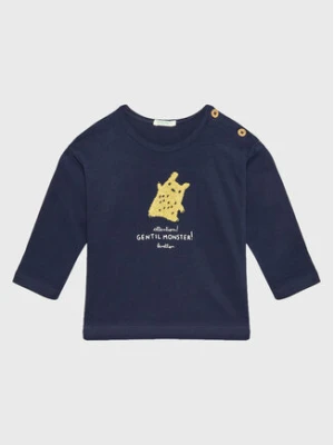 United Colors Of Benetton Bluzka 3ATNA101R Granatowy Regular Fit