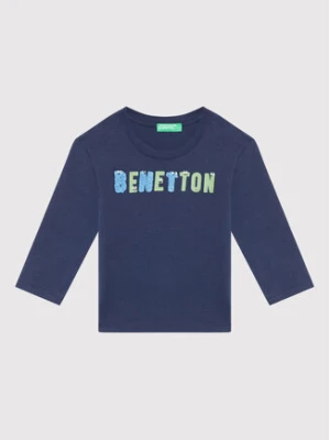 United Colors Of Benetton Bluzka 3ATNC15F2 Granatowy Regular Fit