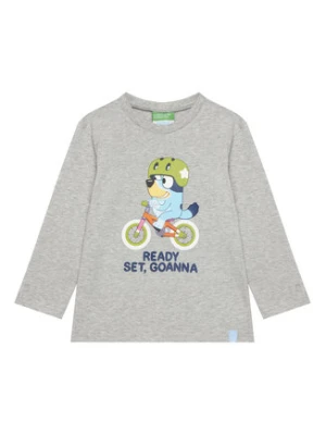 United Colors Of Benetton Bluzka 3I1XG10KH Szary Regular Fit