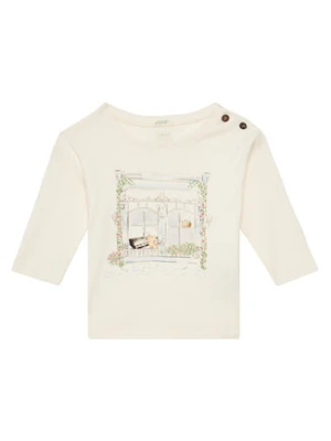 United Colors Of Benetton Bluzka 3I9WA105Q Beżowy Regular Fit