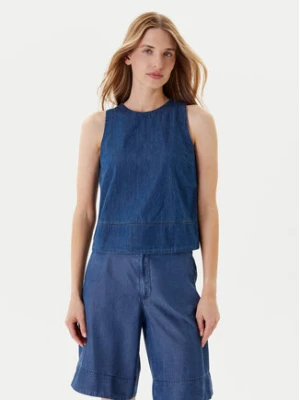 United Colors Of Benetton Bluzka 5DHJDH00Q Granatowy Regular Fit