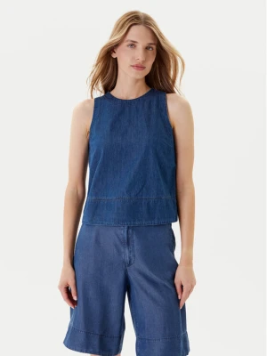 United Colors Of Benetton Bluzka 5DHJDH00Q Granatowy Regular Fit