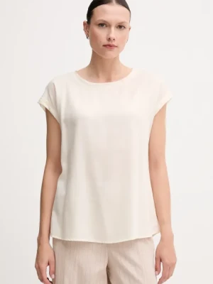 United Colors of Benetton bluzka damska kolor beżowy gładka 52M9DQ0BI