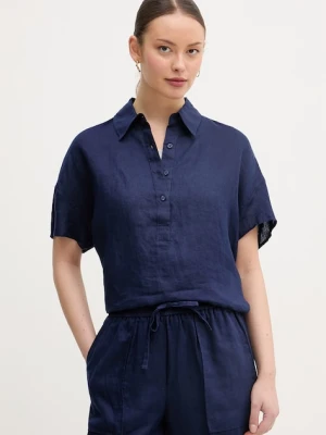 United Colors of Benetton bluzka damska lniana