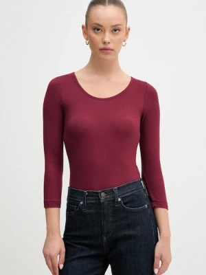 United Colors of Benetton body damskie kolor bordowy 3P2Y3B005