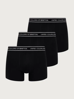 United Colors of Benetton bokserki dopasowane męskie bawełniane z elastanem 3-pack
