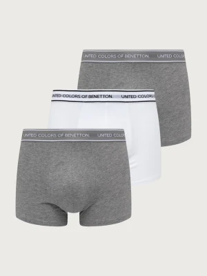 United Colors of Benetton bokserki dopasowane męskie bawełniane z elastanem 3-pack