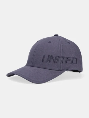 United Colors of Benetton czapka z daszkiem bawełniana kolor granatowy gładka 6NFPUA01C