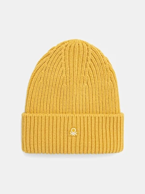 United Colors of Benetton czapka z dodatkiem wełny