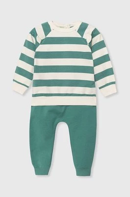 United Colors of Benetton dres niemowlęcy kolor zielony