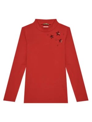 United Colors Of Benetton Golf 3Q8DC10L1 Czerwony Regular Fit