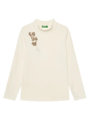 United Colors Of Benetton Golf 3Q8DC10L1 Écru Regular Fit