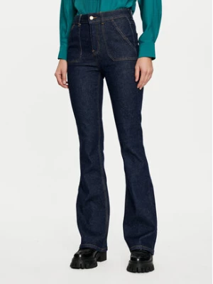 United Colors Of Benetton Jeansy 478WDF07A Granatowy Flare Fit