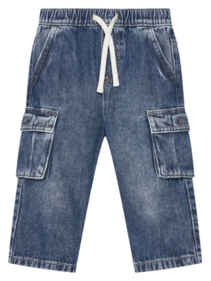 United Colors Of Benetton Jeansy 4KEHGF02N Granatowy Straight Fit