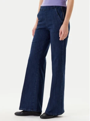 United Colors Of Benetton Jeansy 4TUTDF06V Granatowy Flare Fit