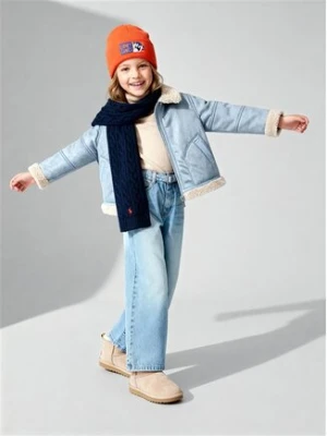 United Colors Of Benetton Jeansy 4UTPCE032 Niebieski Wide Leg