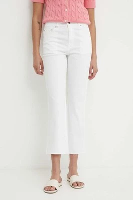United Colors of Benetton jeansy damskie kolor biały