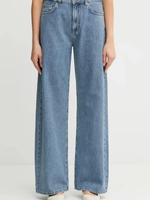 United Colors of Benetton jeansy damskie kolor niebieski 43UNDE02B