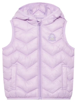 United Colors Of Benetton Kamizelka 21INGJ00H Fioletowy Regular Fit