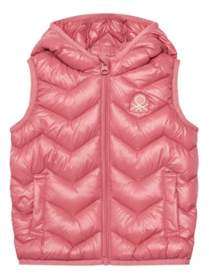 United Colors Of Benetton Kamizelka 21INGJ00H Różowy Regular Fit
