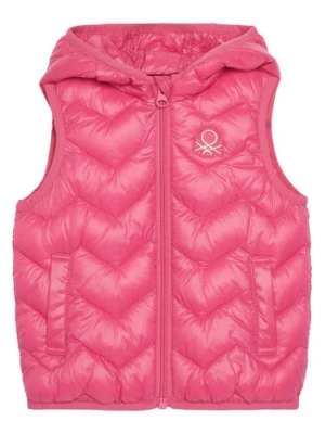 United Colors Of Benetton Kamizelka 21INGJ00H Różowy Regular Fit